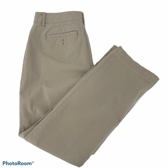Eddie Bauer‎ Sz 10 Women Stretch Curvy Fit  Cloud TAN Mid Rise Pockets Outdoors - Picture 1 of 9